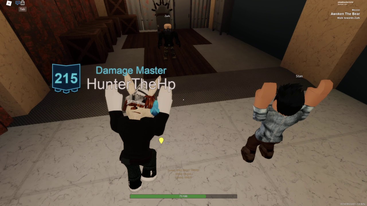 Awoken The Bear Mission Completed - Rise Of The Dead | Roblox
