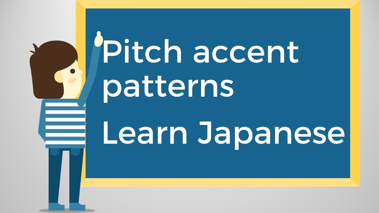 Pitch accent pattern I Learn Japanese