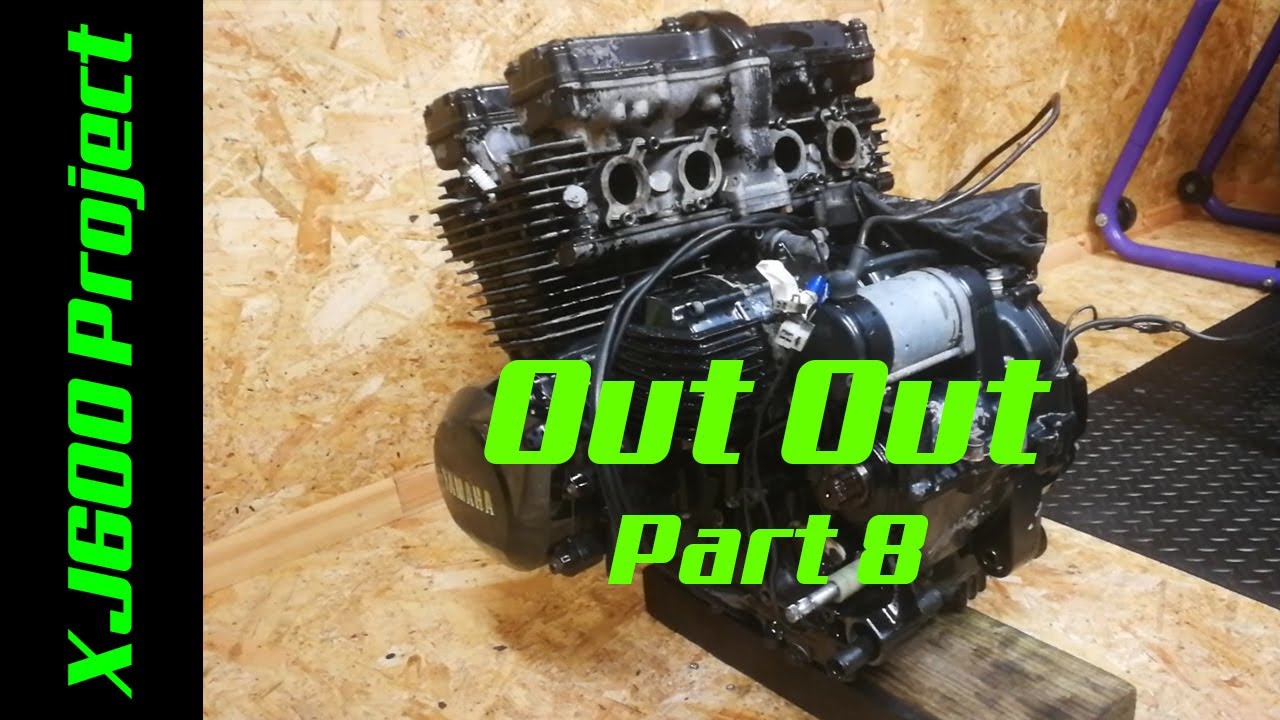 Out Out - YAMAHA XJ600 Engine Removal Part 8