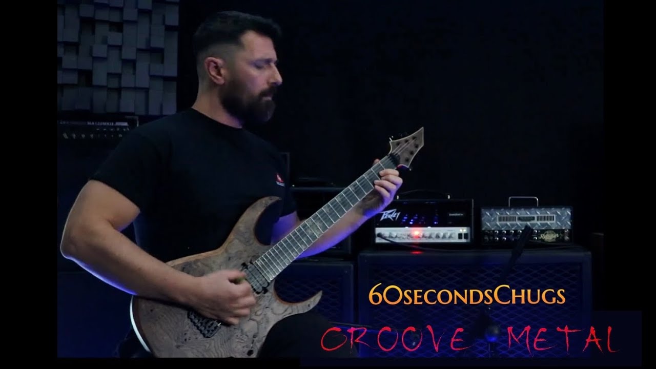 GROOVE METAL RIFFS ⚡ #SWOLA250 ⚡ RIFF CHALLENGE  ⚠️ 60 Seconds Chugs - SWOLA 250