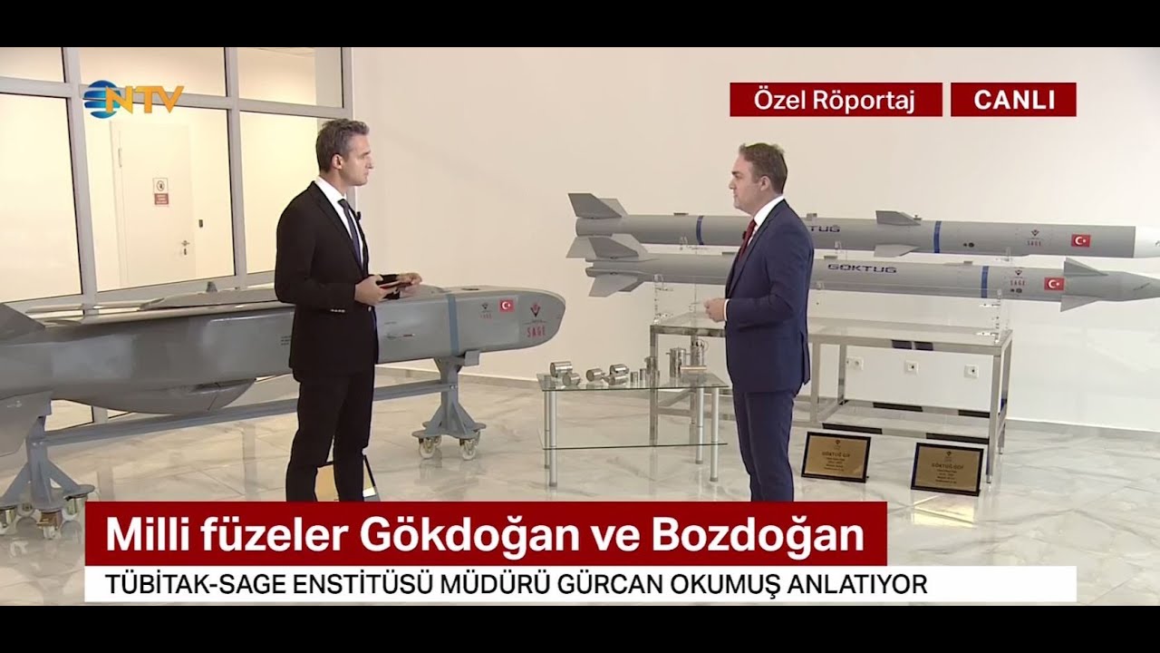 TÜBİTAK SAGE Müdürü Gürcan OKUMUŞ NTV Özel Yayınında TÜBİTAK SAGE'nin Öncü Projelerini Değerlendirdi