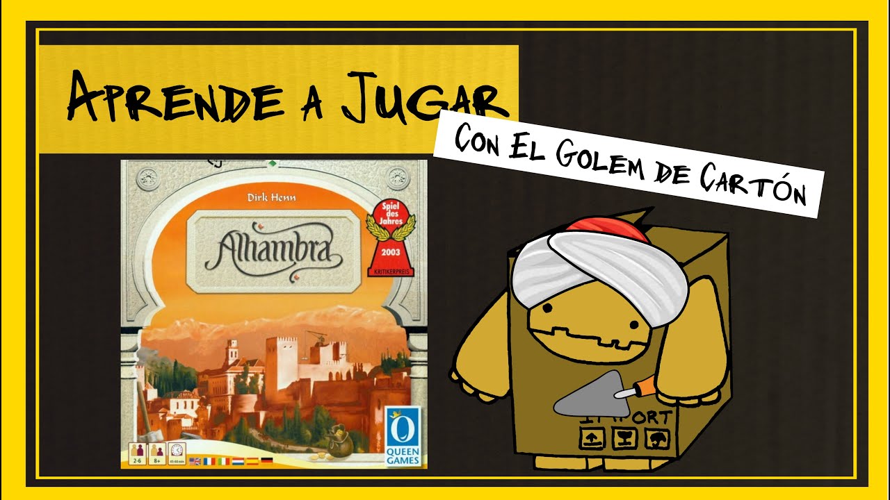 Aprende a jugar ALHAMBRA en solo unos minutos con El Gólem de Cartón
