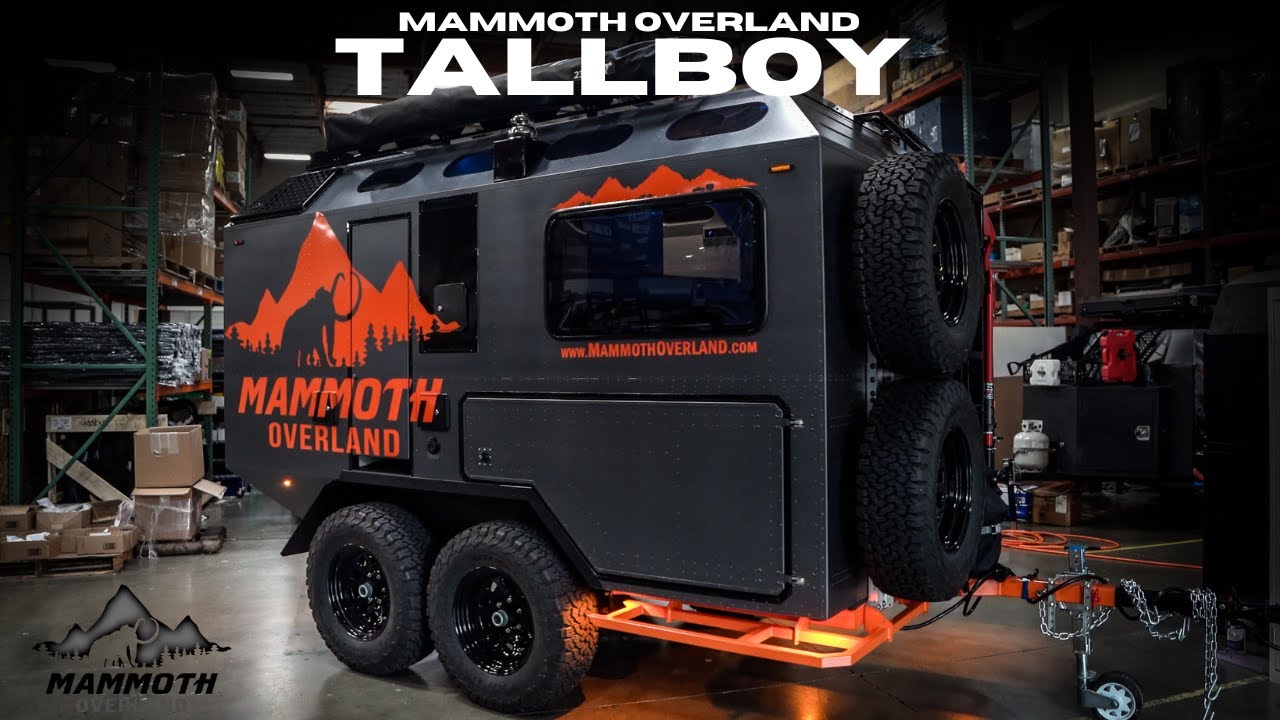 Game Changing Ultra Light 4 Wheel Overland Trailer - Mammoth Overland 