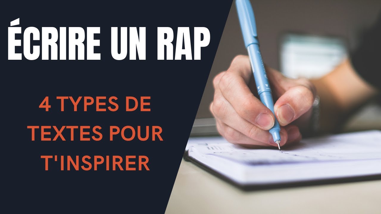 &Eacute;crire un rap : 4 types de textes pour t'inspirer