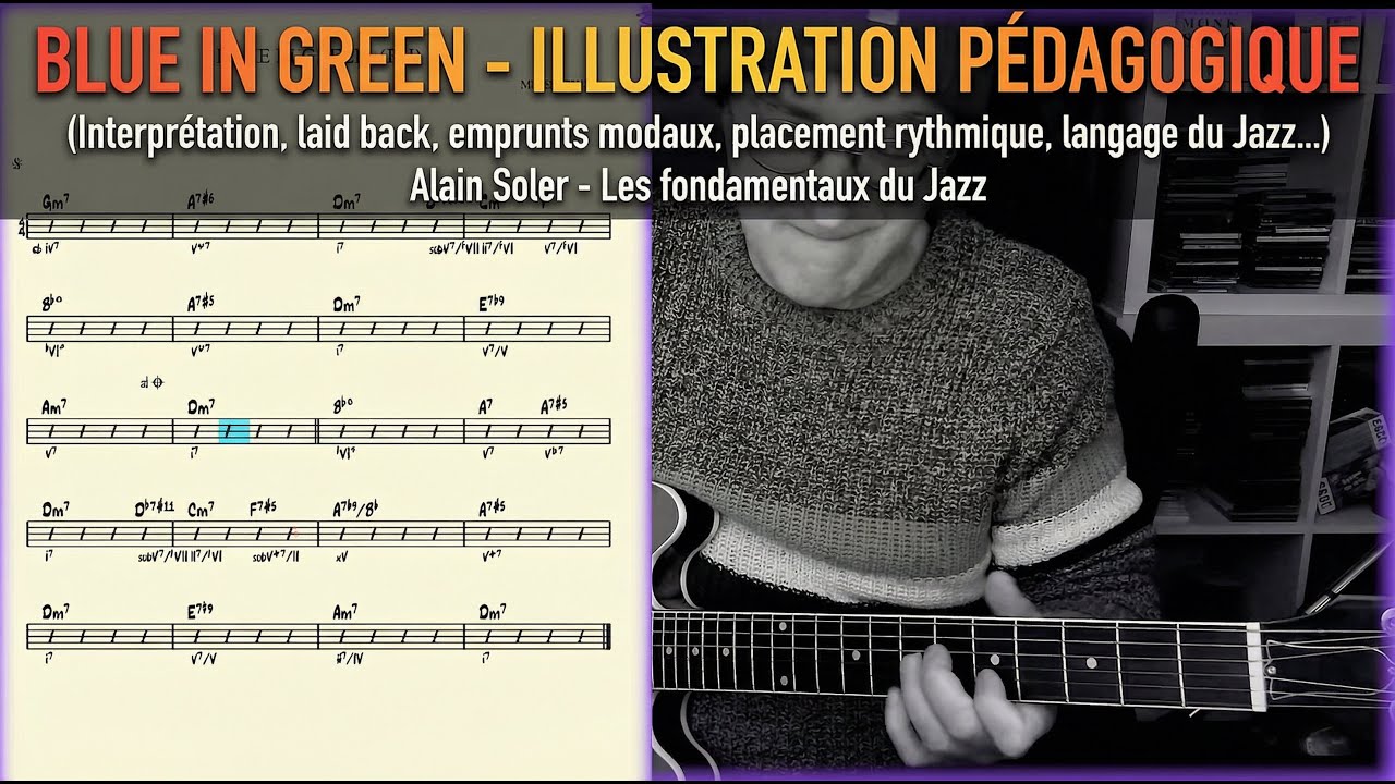 Blue In green - Illustration pédagogique