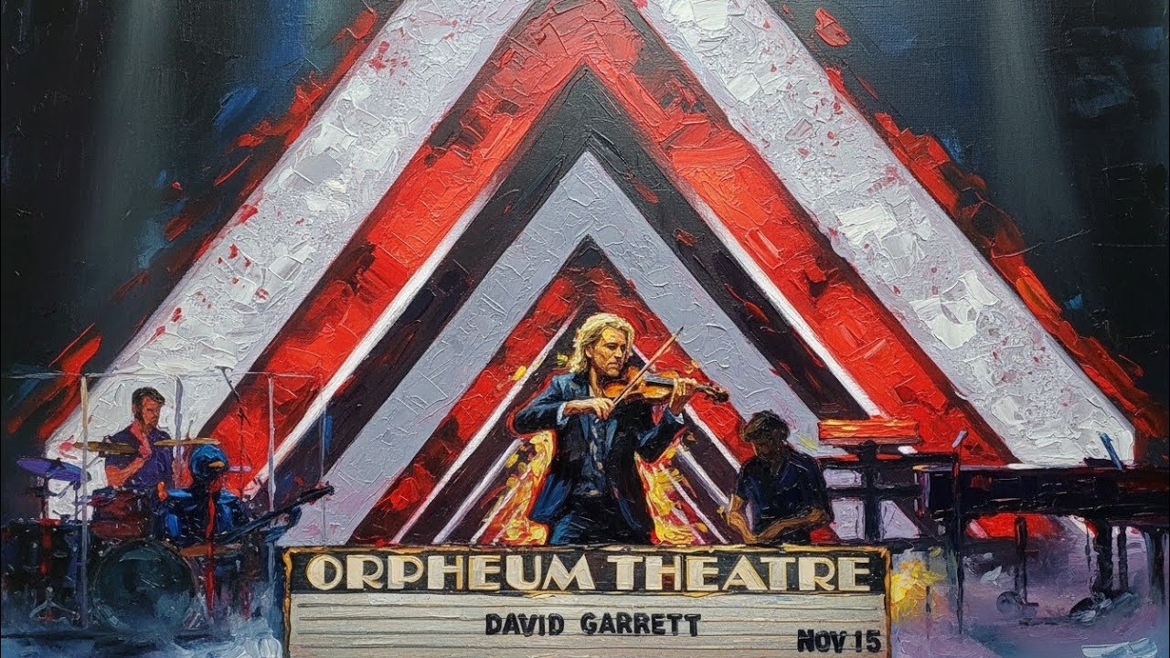 David Garrett ~ LIVE @ Orpheum Theater Boston MA 11/13/25