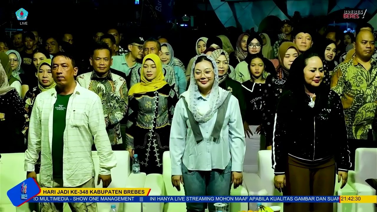 PUNCAK ACARA HUT BREBES KE 384 DAN KEMBANG API -SAMBUTAN IBU BUPATI HJ PARAMITHA -KISAH KARIR