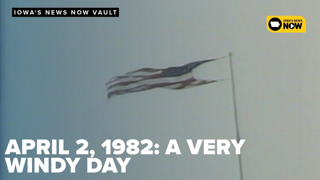 A Very Windy Day in Iowa | The Iowa's News Now Vault - 1982