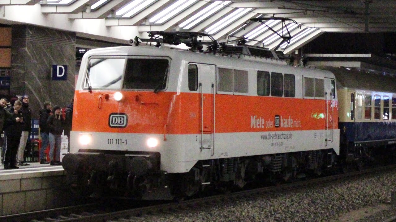 DBG 111 111 „Sally“ mit Fußball-Sonderzug nach Bochum (21.01.2023)