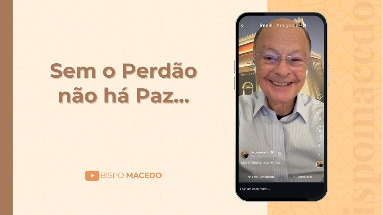 Sem o Perd&atilde;o n&atilde;o h&aacute; Paz... - Medita&ccedil;&atilde;o Matinal 26/08/25