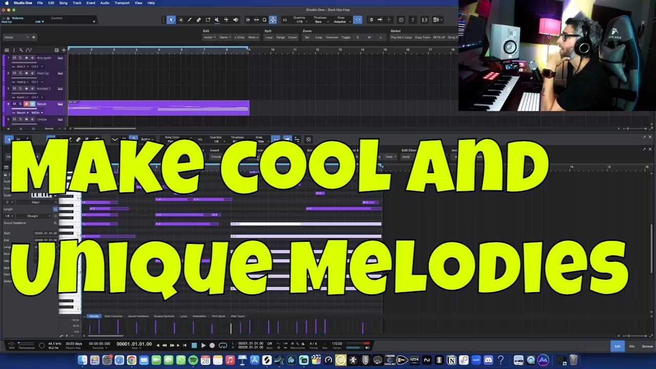 Making Melodies with Harmony Wizard in Studio One