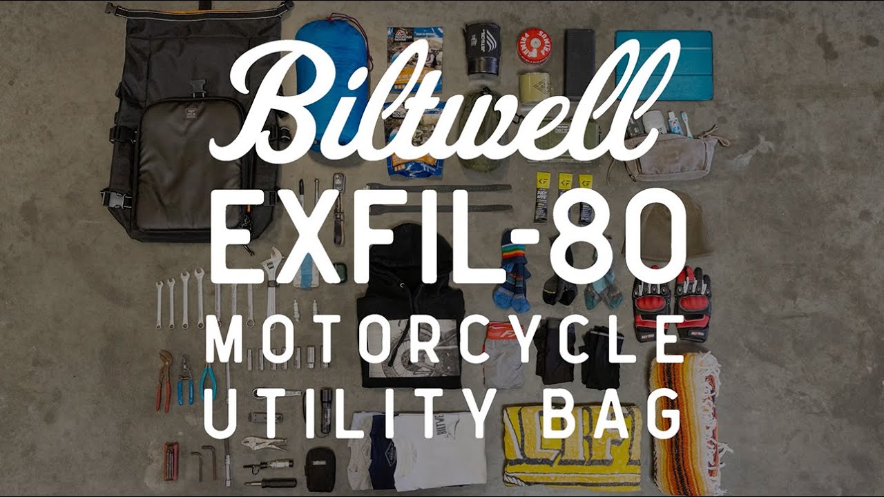Biltwell EXFIL-80 Motorcycle Utility Bag