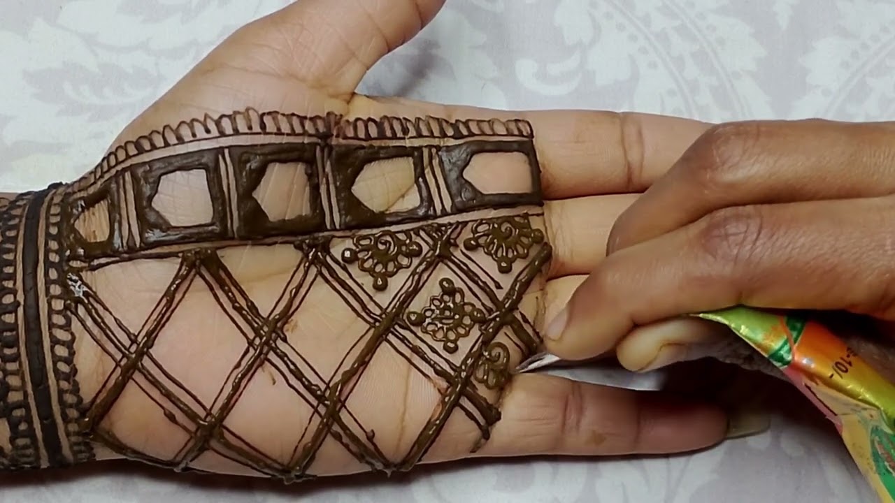 Simple #mehndi# design #viralvideo 