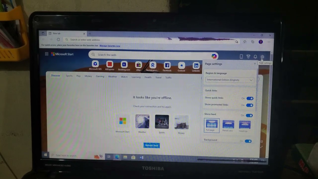 Disable MS Edge news feed😮😮