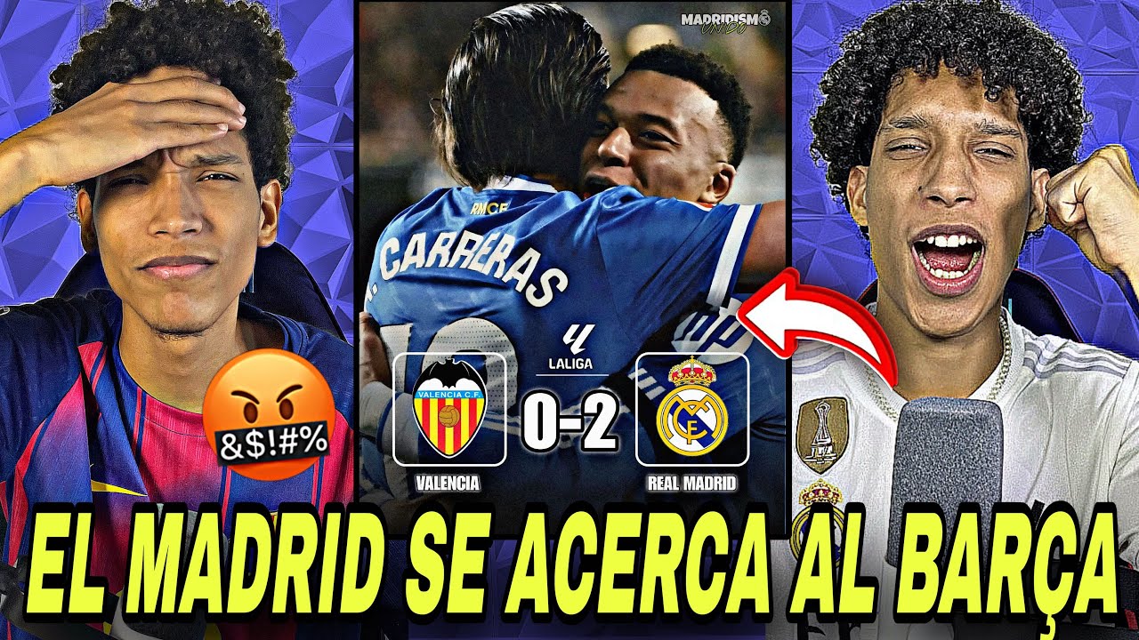 ¿EL MADRID REMONTARÁ LA LIGA? EL MADRID GANA AL VALENCIA y SE ACERCA AL BARCELONA
