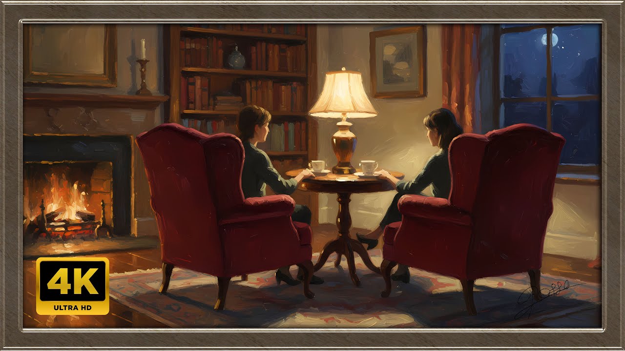 4K Relaxation Painting | Art Framed Screensaver | Art for Your TV