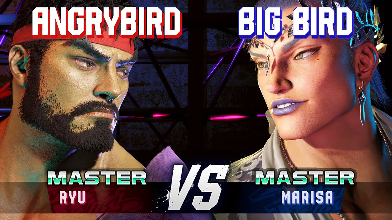 SF6 ▰ ANGRYBIRD (Ryu) vs BIG BIRD (Marisa) ▰ High Level Gameplay