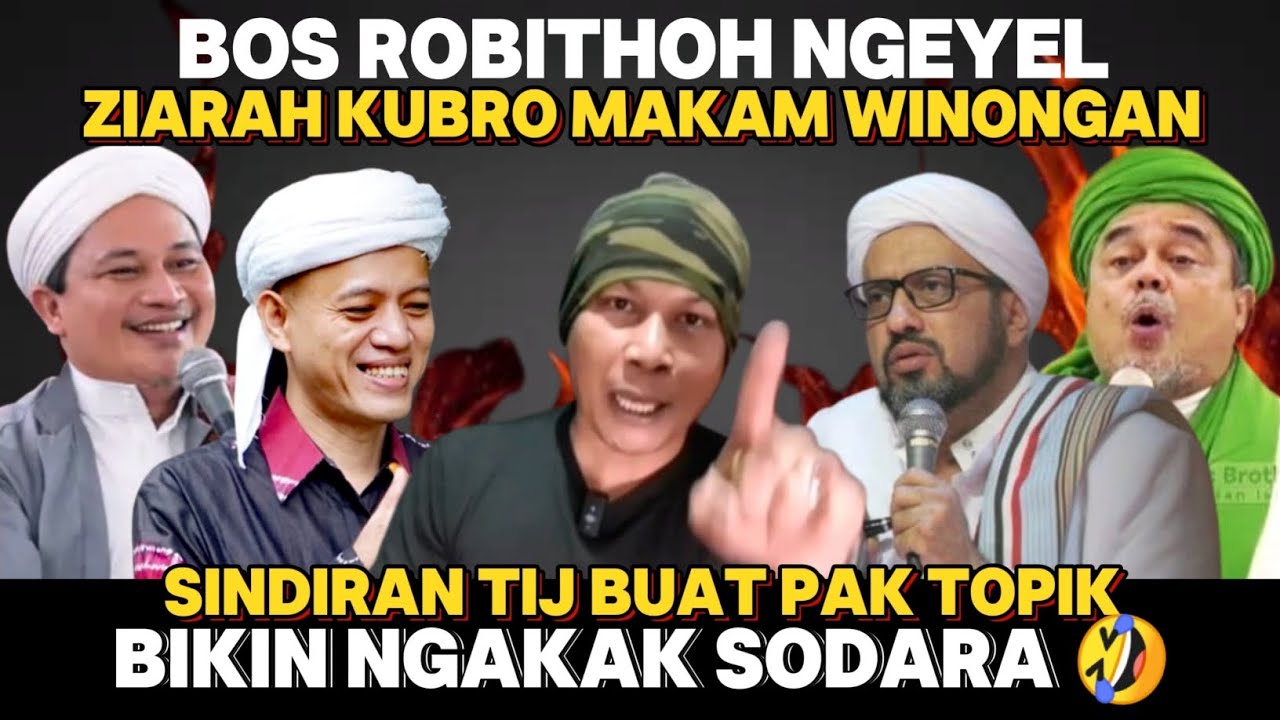 🔴ZIARAH KUBRO MAKAM WINONGAN tij satire taufik assegaf | polemik nasab habaib ba'alawi terbaru