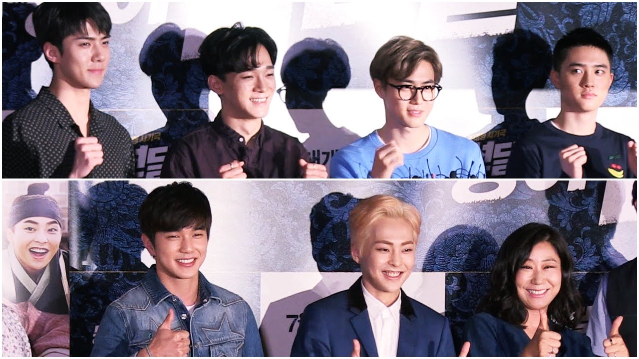 160704 시우민 찾아 빗속 달려온 엑소(EXO) (봉이 김선달 VIP시사회)