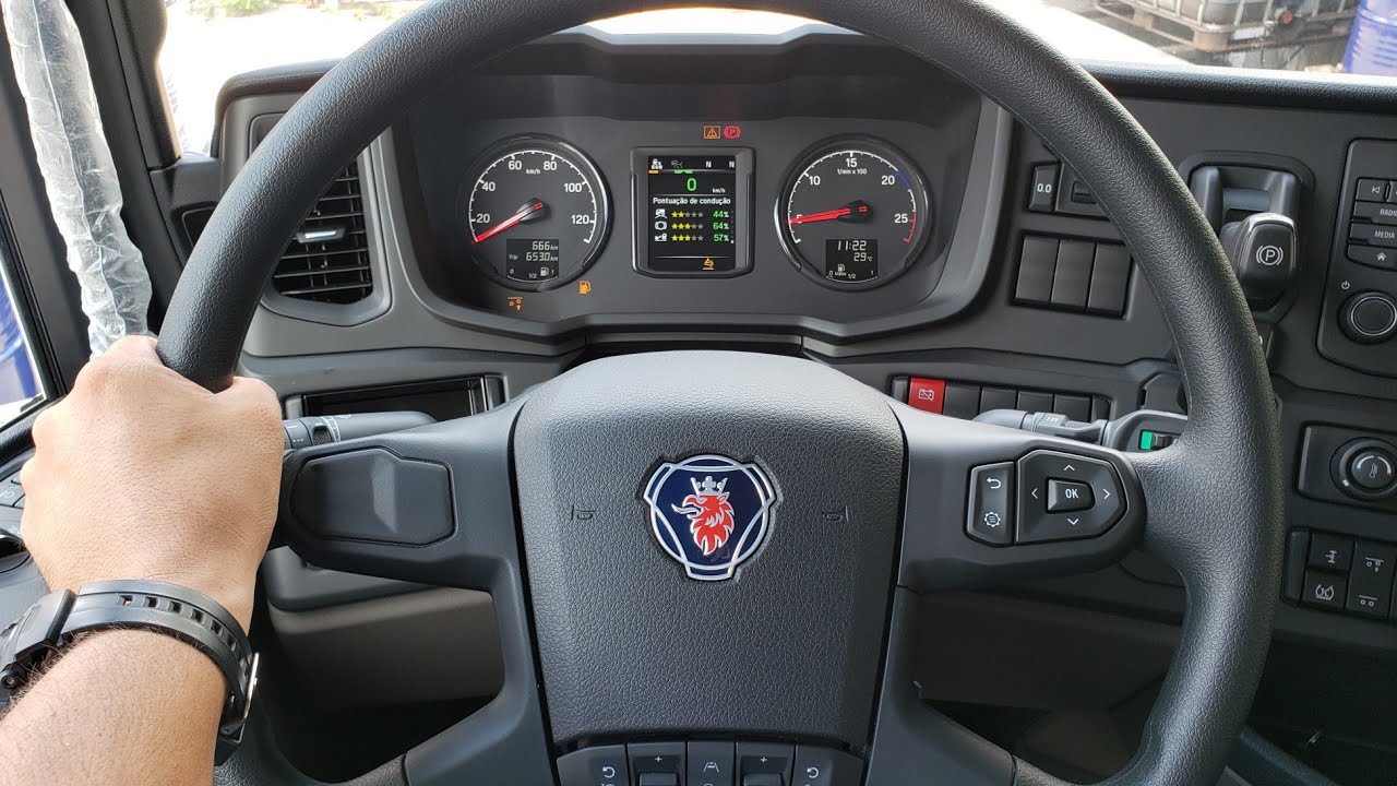 DETALHES DO COMPUTADOR DE BORDO DO NOVO SCANIA!