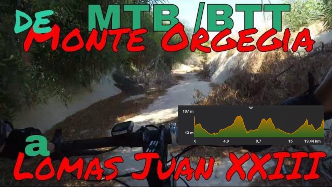 MTB en Orgegia / Lomas de Juan XXIII Alicante 🚴🚧🌡