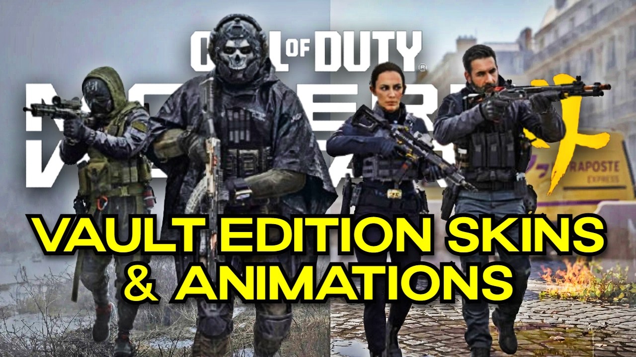 MODERN WARFARE 4: VAULT EDITION GUN & OPERATOR SKINS + ANIMATIONS