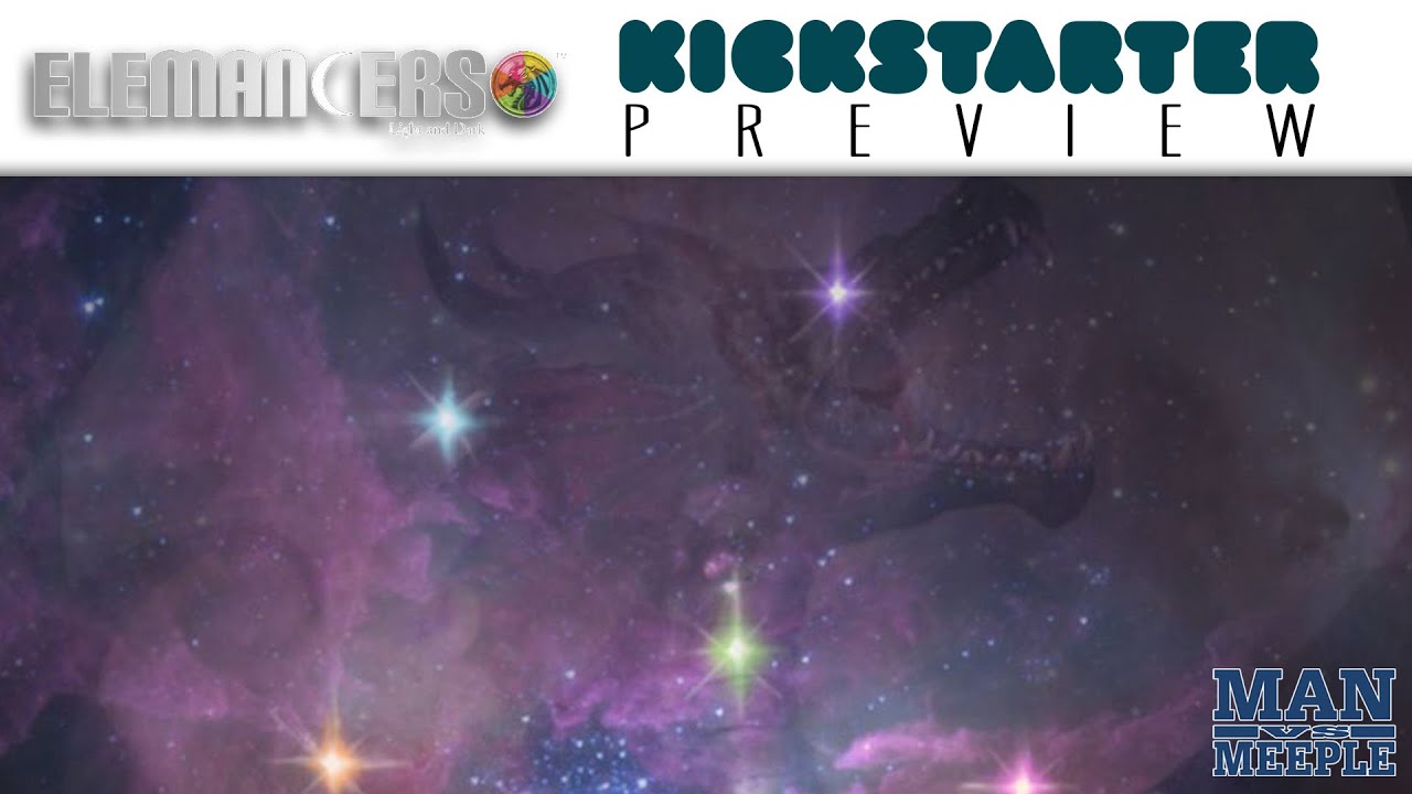 ELEMANCERS: Light and Dark Preview by Man vs Meeple (Shadow Balance Games)