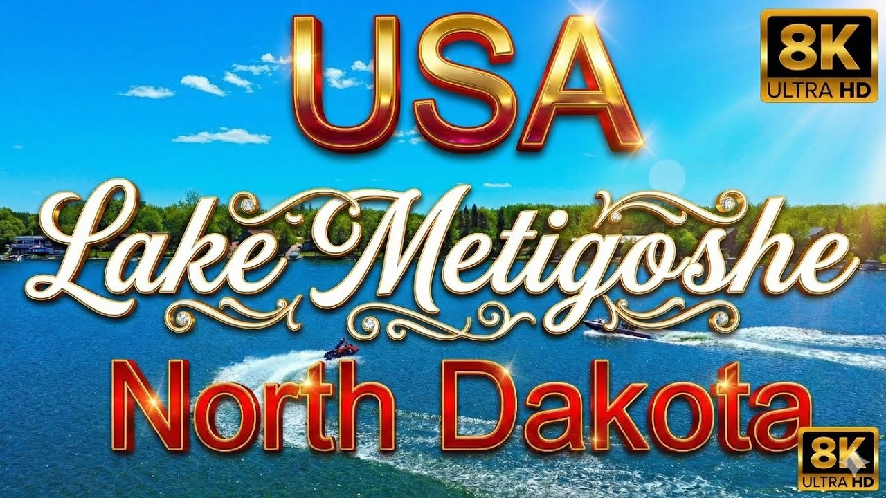 🇺🇸 TURTLE MOUNTAINS CINEMATIC: Golden Hour at Lake Metigoshe (8K) 🐢🌅🇺🇸