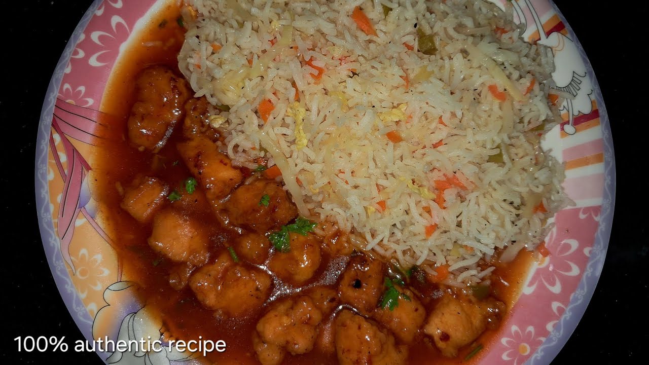 Chicken Manchurian & Egg Fried Rice Combo | Full Meal Recipe!