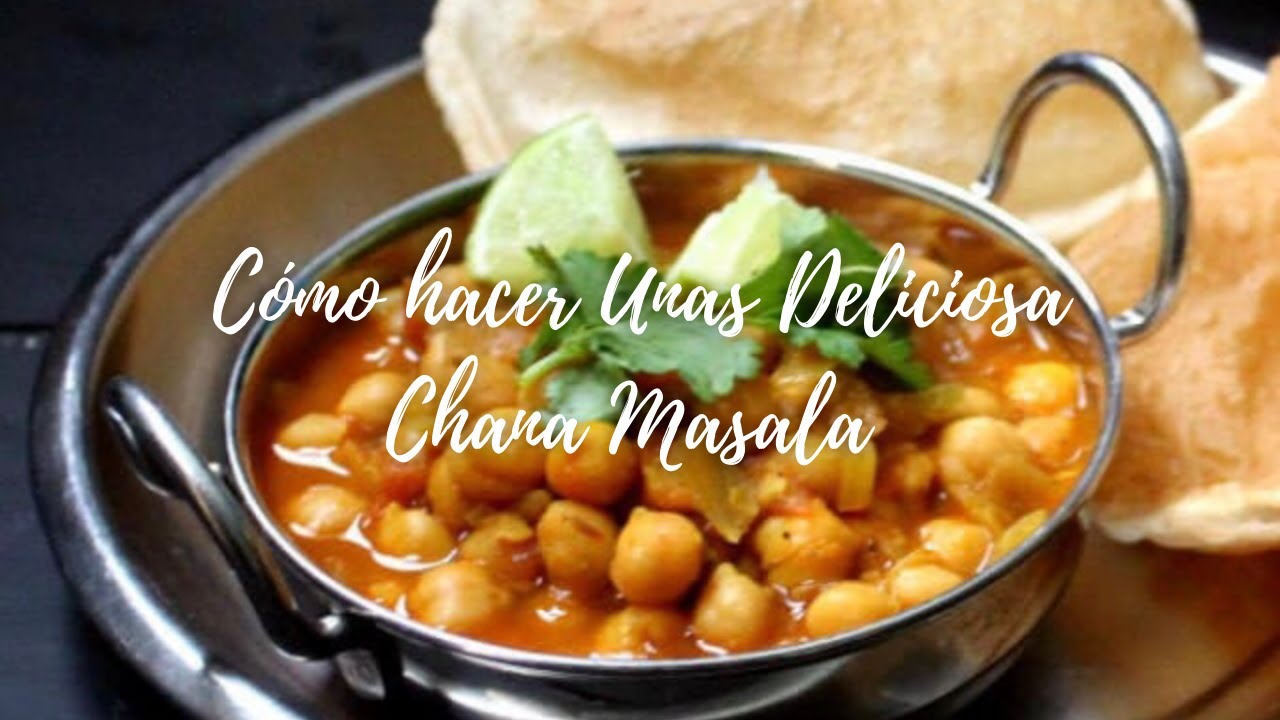 Cómo Hacer una Chana Masala Irresistible 🍛#curryvegano de Garbanzos con Sabor del Norte de India🇮🇳✨