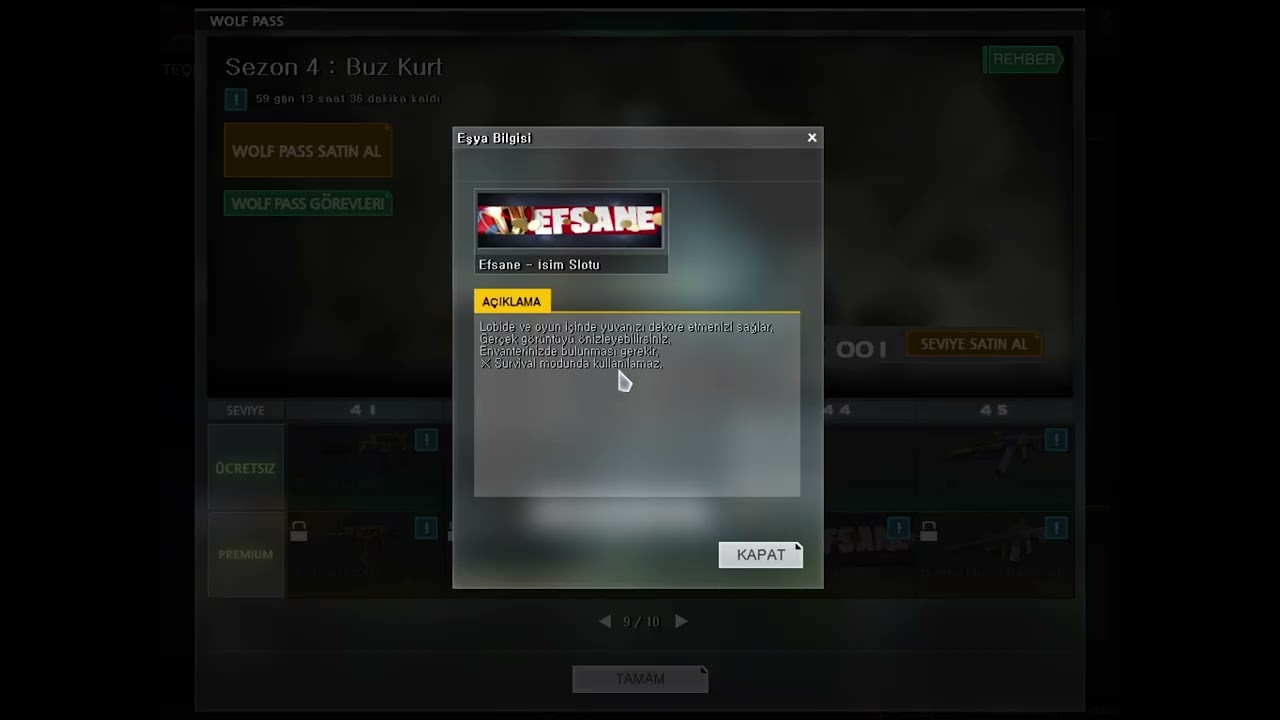 Wolfteam 4 Sezon: Buz kurt neler var