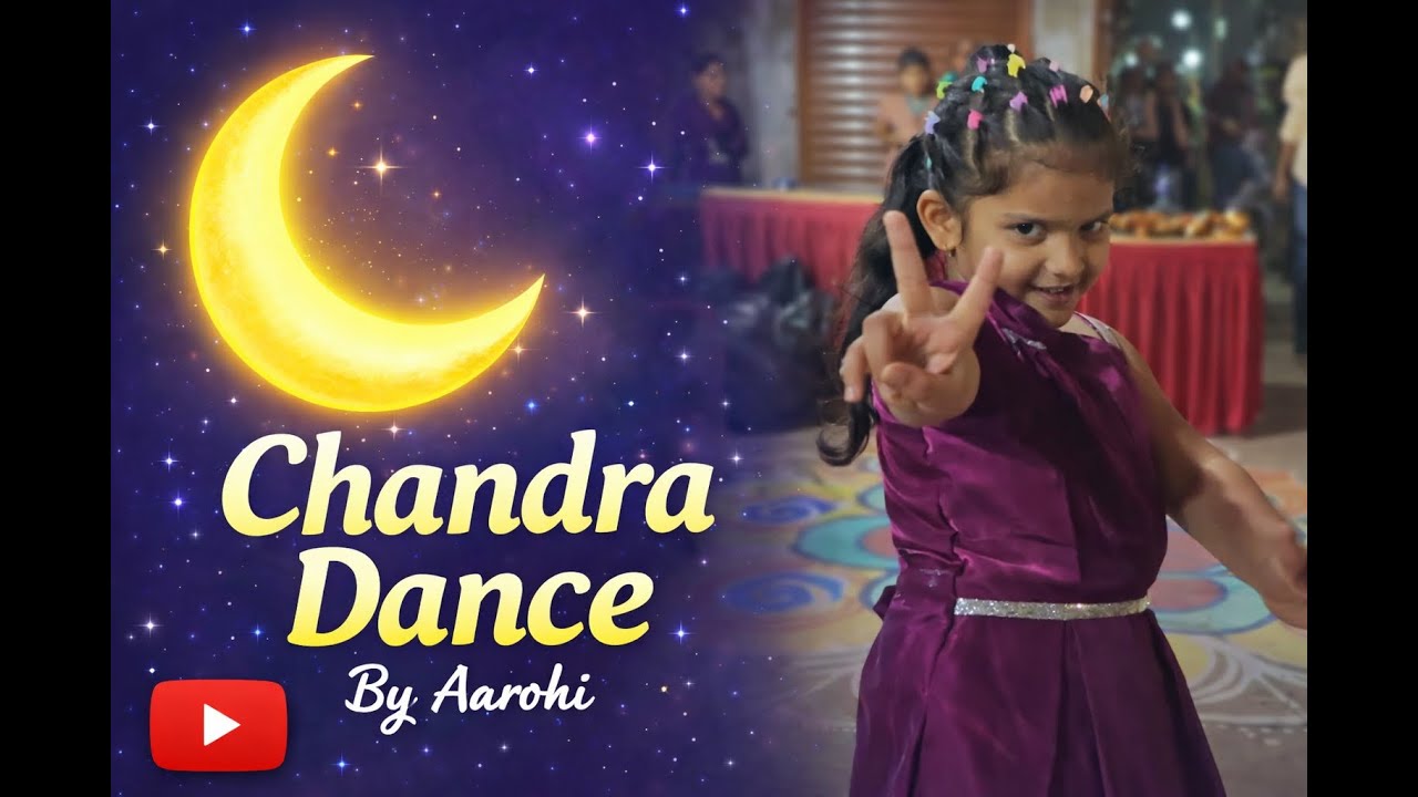 Chandra Dance 🌙✨by Little Aarohi – Full of Grace & Magical Chandra Dance Performance🌙💃#chandra#dance