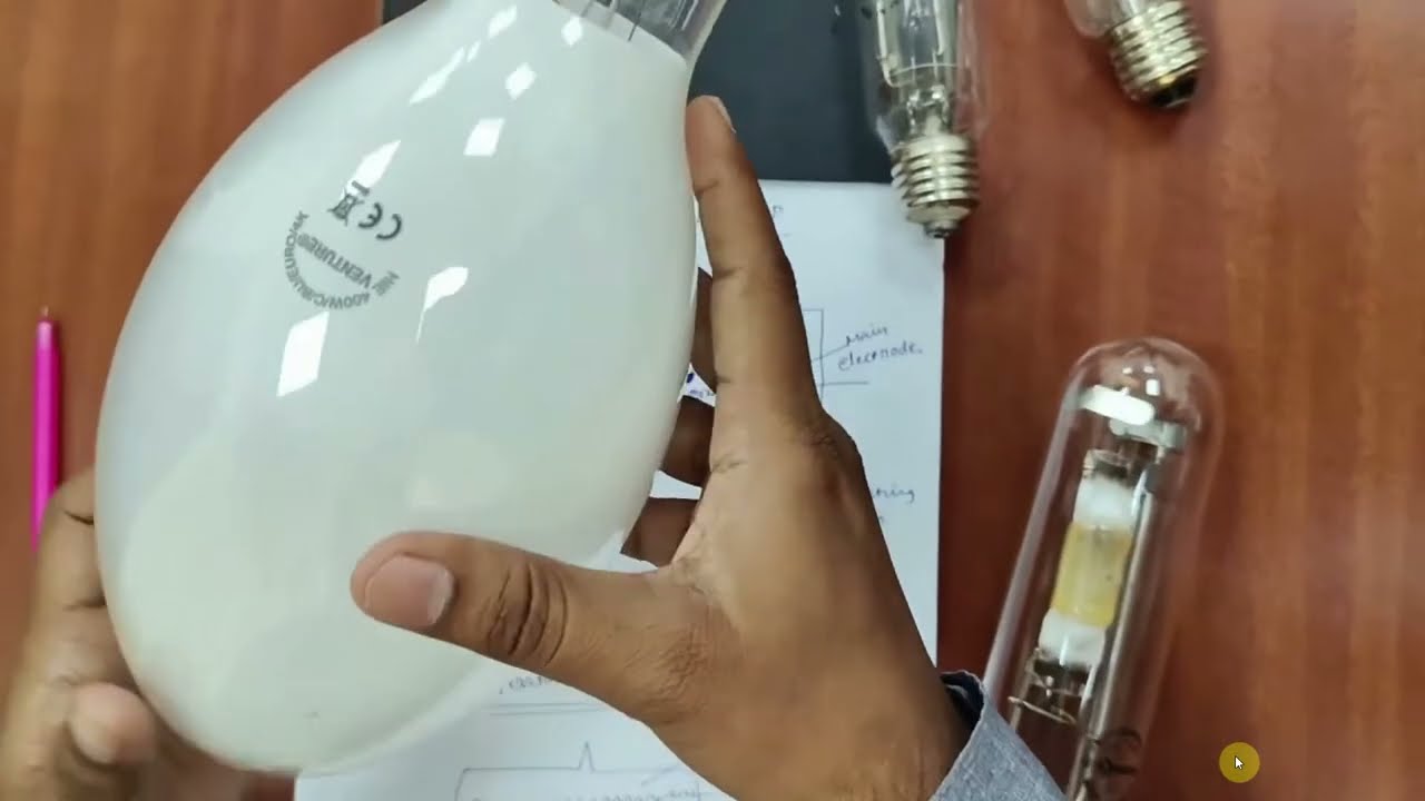 Concept of Metal Halide lamps|| Construction?? || How it works??