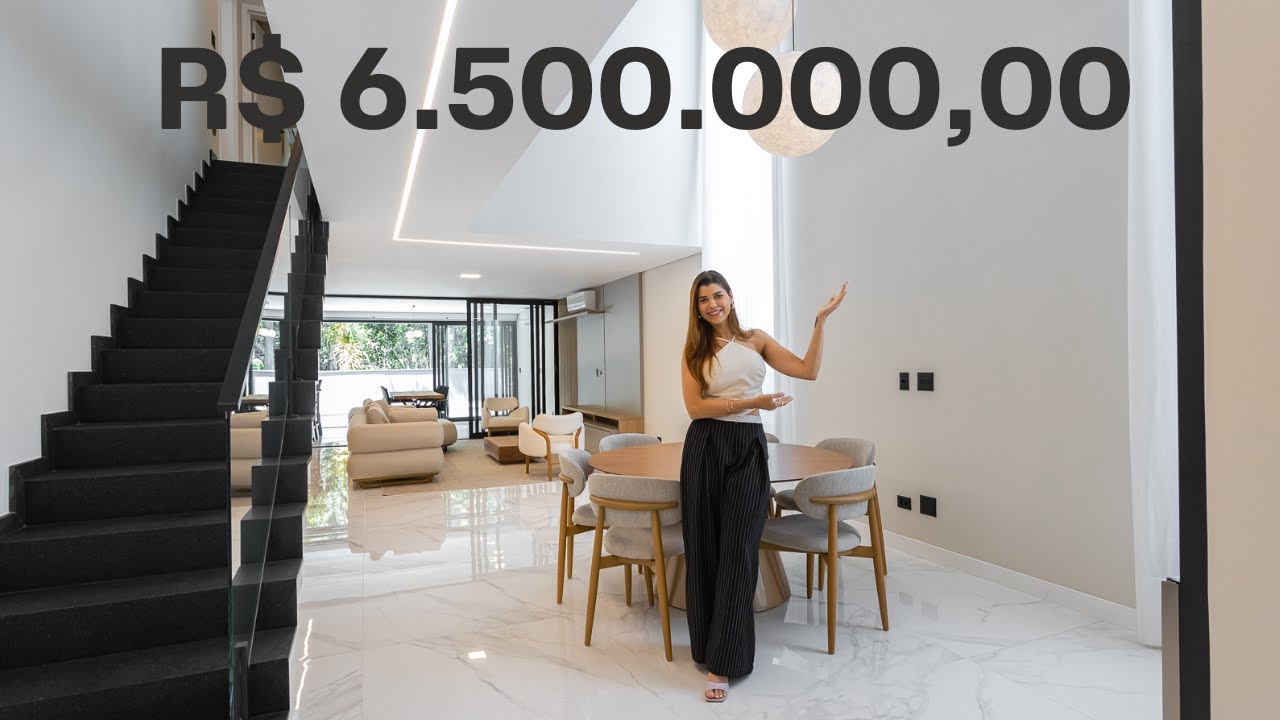 Casa Nova e Mobiliada em Alphaville 3 | 6 Suítes, Piscina e Vista Privilegiada