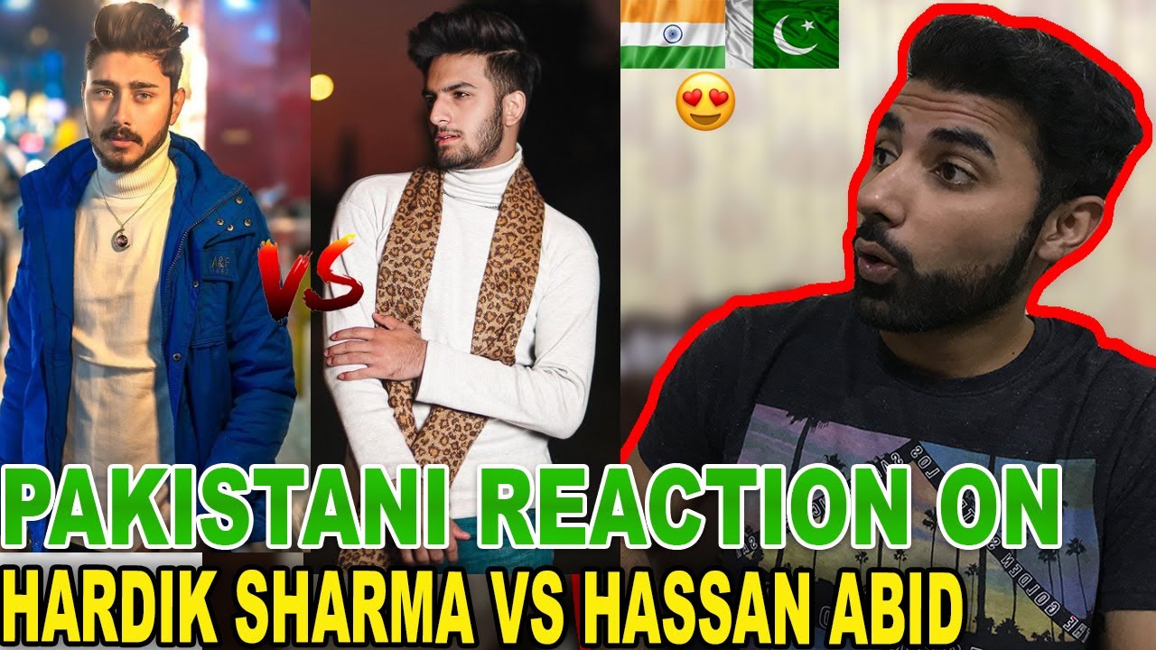 Pakistani Reaction On HARDIK SHARMA VS HASSAN ABID Latest TikTok Videos