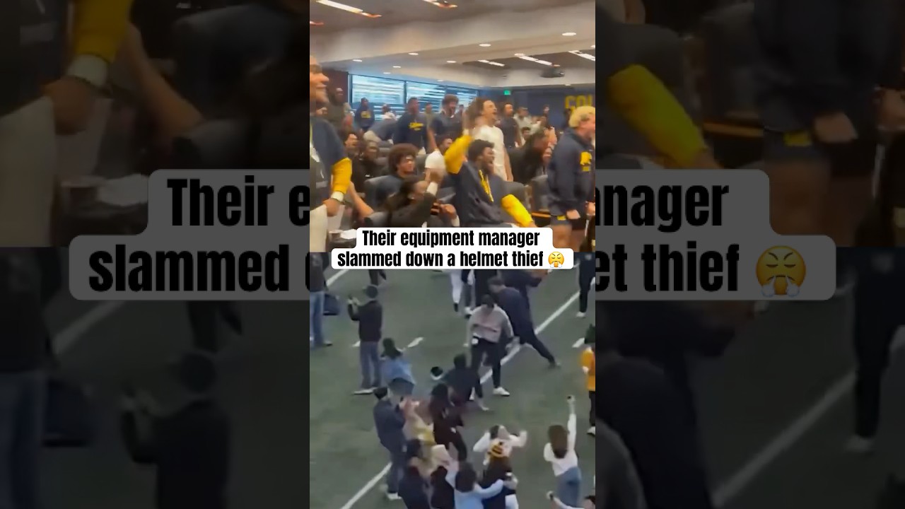 Cal football's reaction to their equipment manager 😂