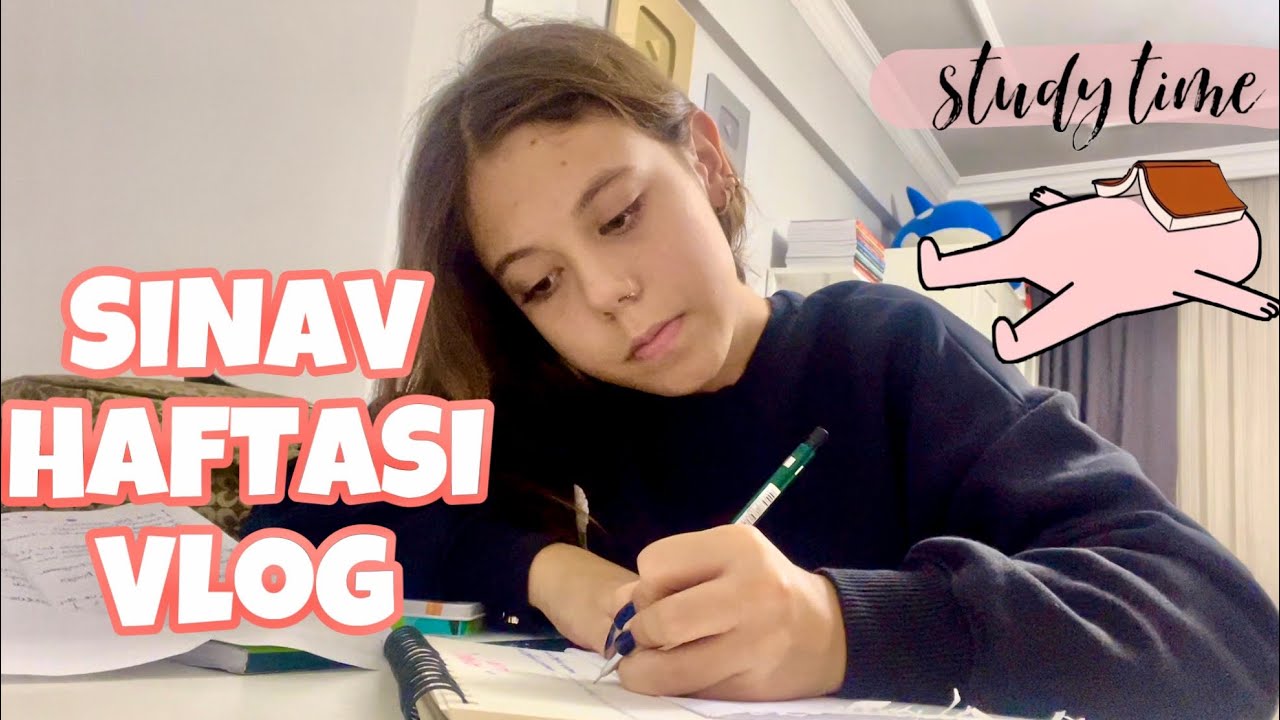 SINAV HAFTASI VLOG part 2 , Ders Çalışma Günlüğü. Tuana Zeybek