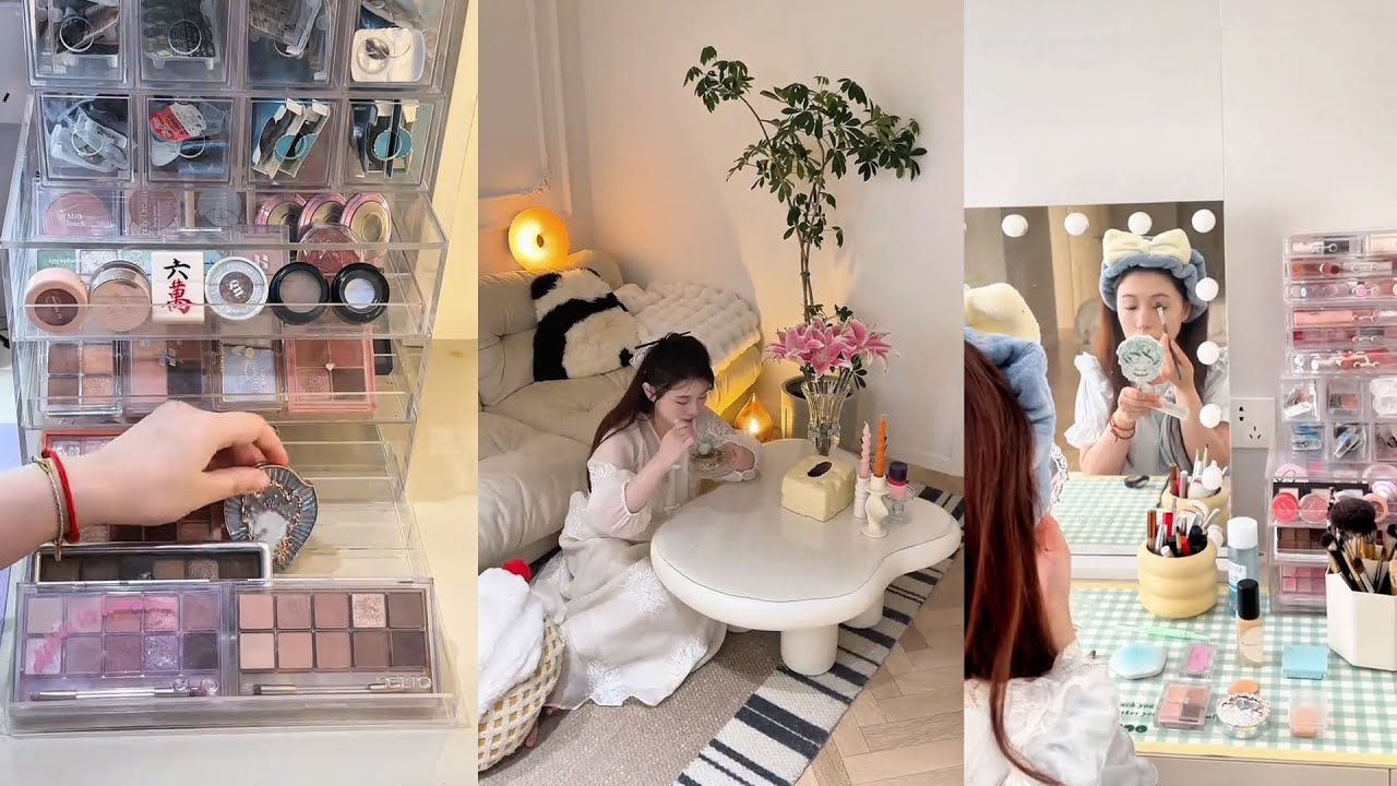 Skincare after returning home | shopping & makeup restocking organizations | storage #restocking