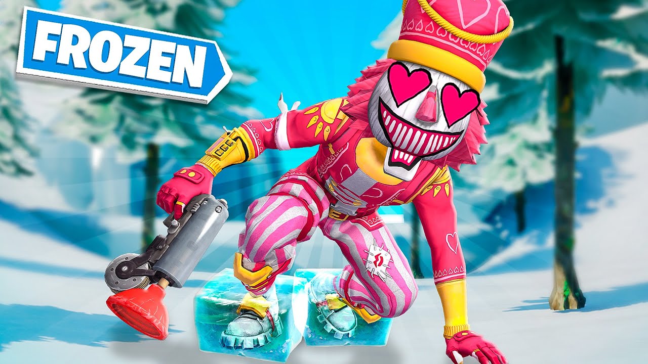 CORSA ALLE ARMI SUL GHIACCIO CON I MIEI AMICI! - FORTNITE