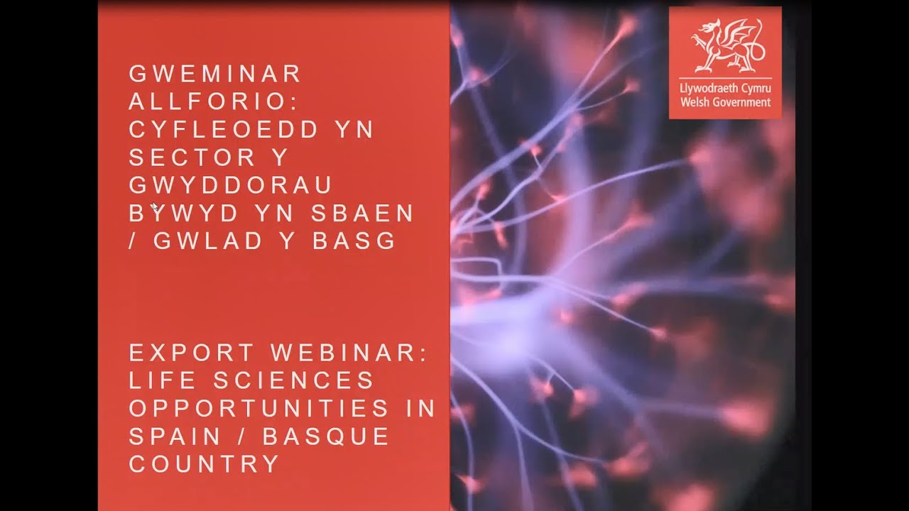 Cyfleoedd yn Sector y Gwyddorau Bywyd yn Sbaen / Gwlad y Basg Life Sciences Opportunities