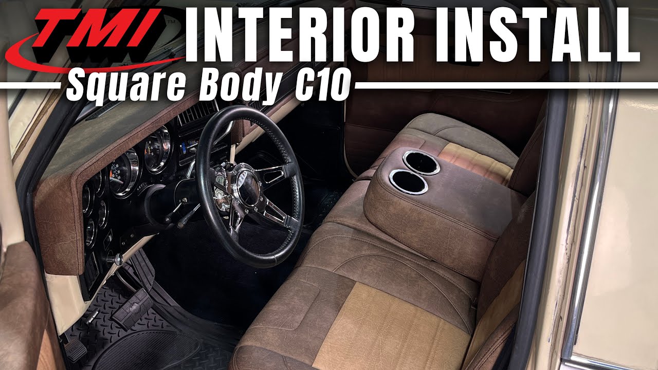 Installing TMI Custom Interior in our Square Body C10