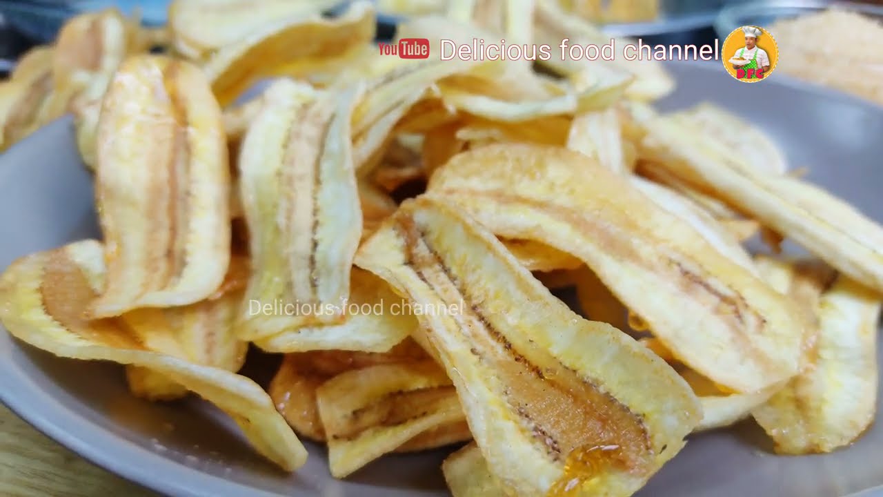 របៀបធ្វើចេកឆាបល្អស្អាតស្រួយផ្អែមឆ្ងាញ់ សម្រាប់ធ្វើលក់ត្រូវមើលវីដេអូនេះ Delicious food channel