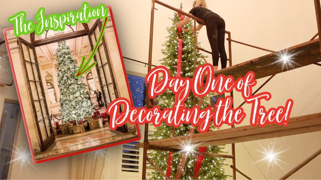HOLIDAY ORGANIZE AND RESTOCK WITH ME // DAY ONE OF DECORATING THE TREE