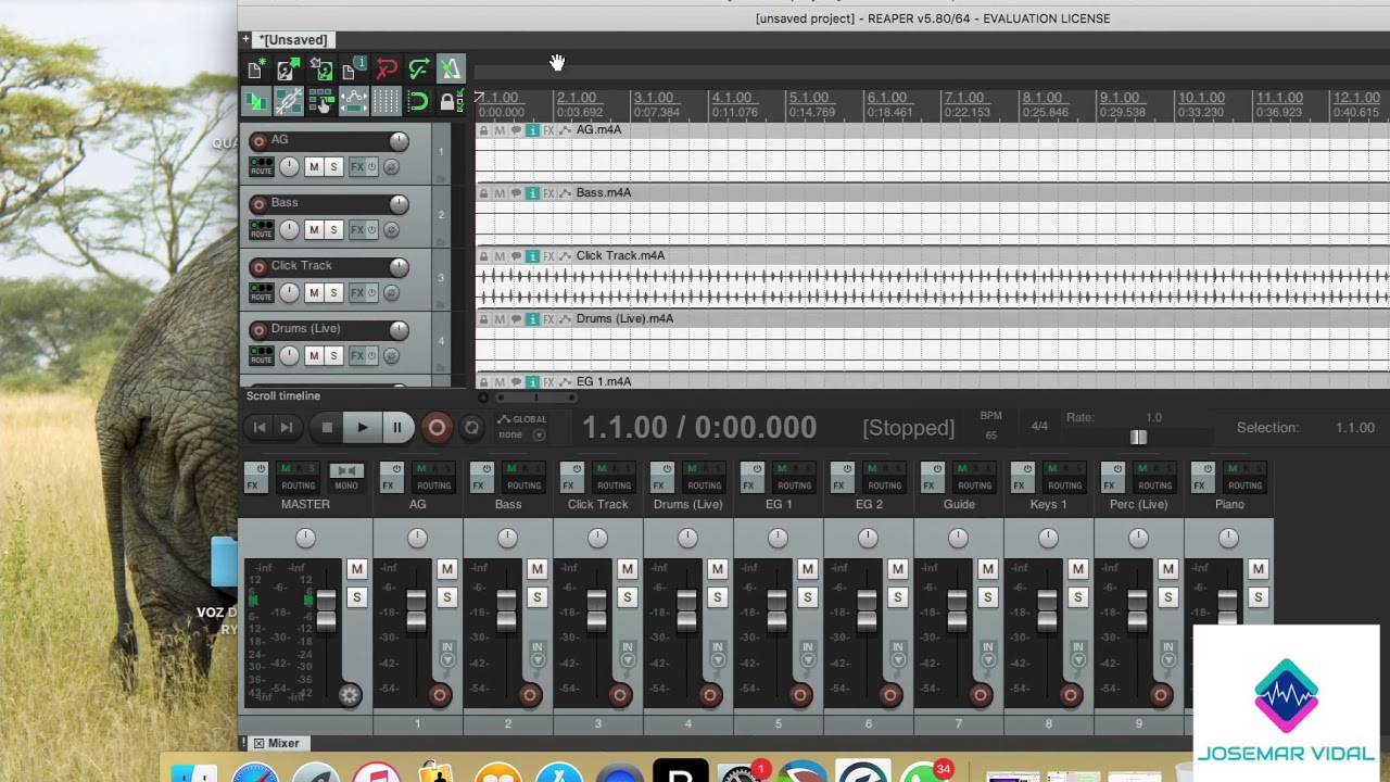 AULA TUTORIAL REAPER DE COMO UTILIZAR MULTITRACK VS #reaper #tutorial #multitrack