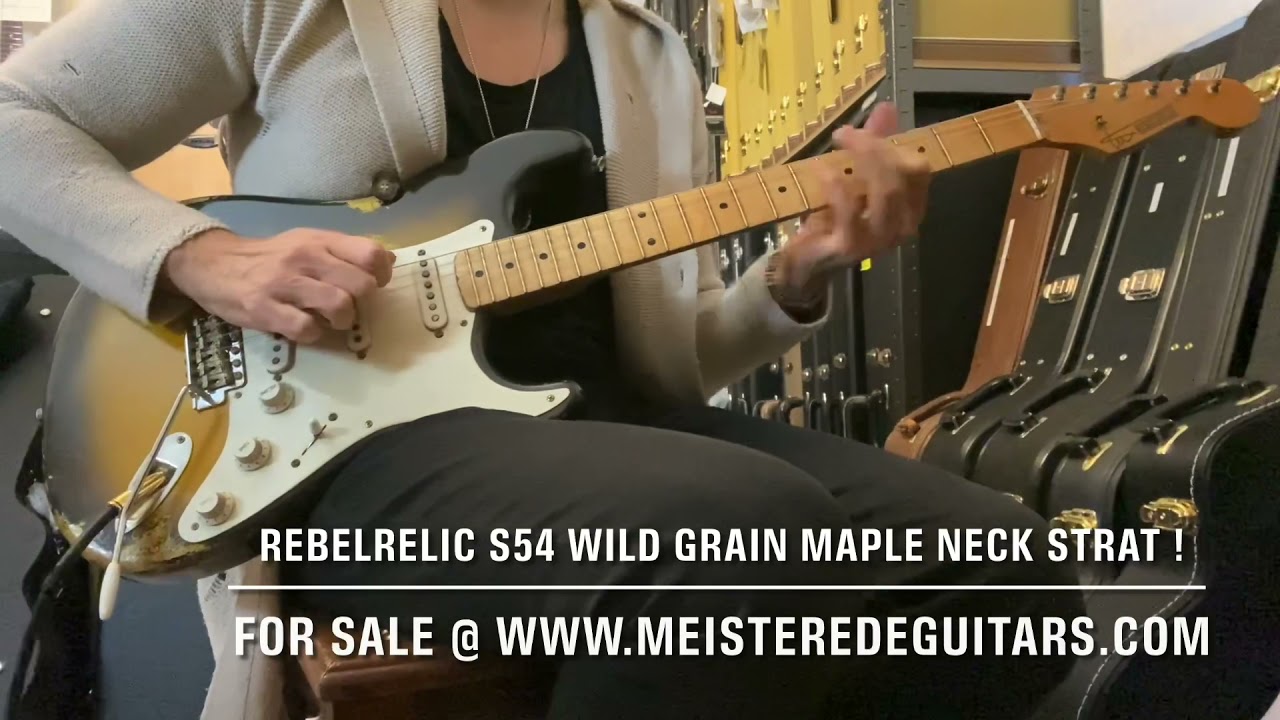 For sale @ MEISTEREDEGUITARS: Rebelrelic s54 wild grain Mapleneck relic Strat