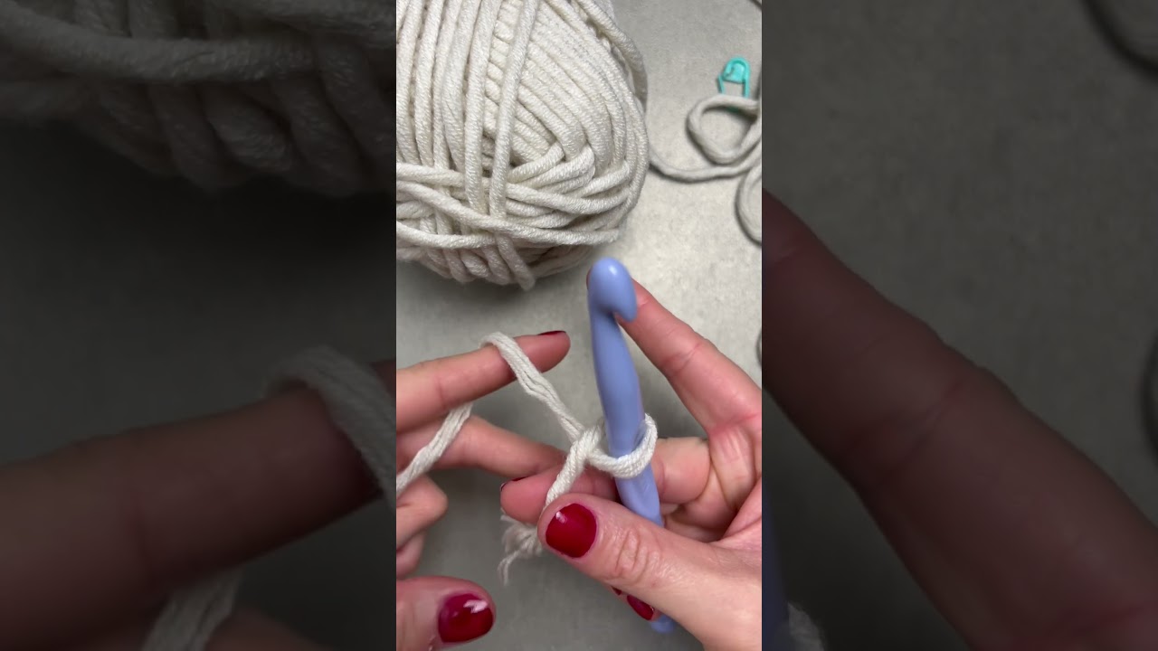 Jak zrobić supełek na szydełku? Jak zacząć szydełkować? #szydełkowanie #crochet