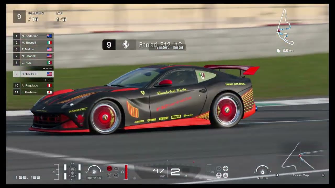 GT7 - AWESOME 700pp Ferrari F12berlinetta '12 in the Ferrari Circuit Challenge at Yas Marina Circuit