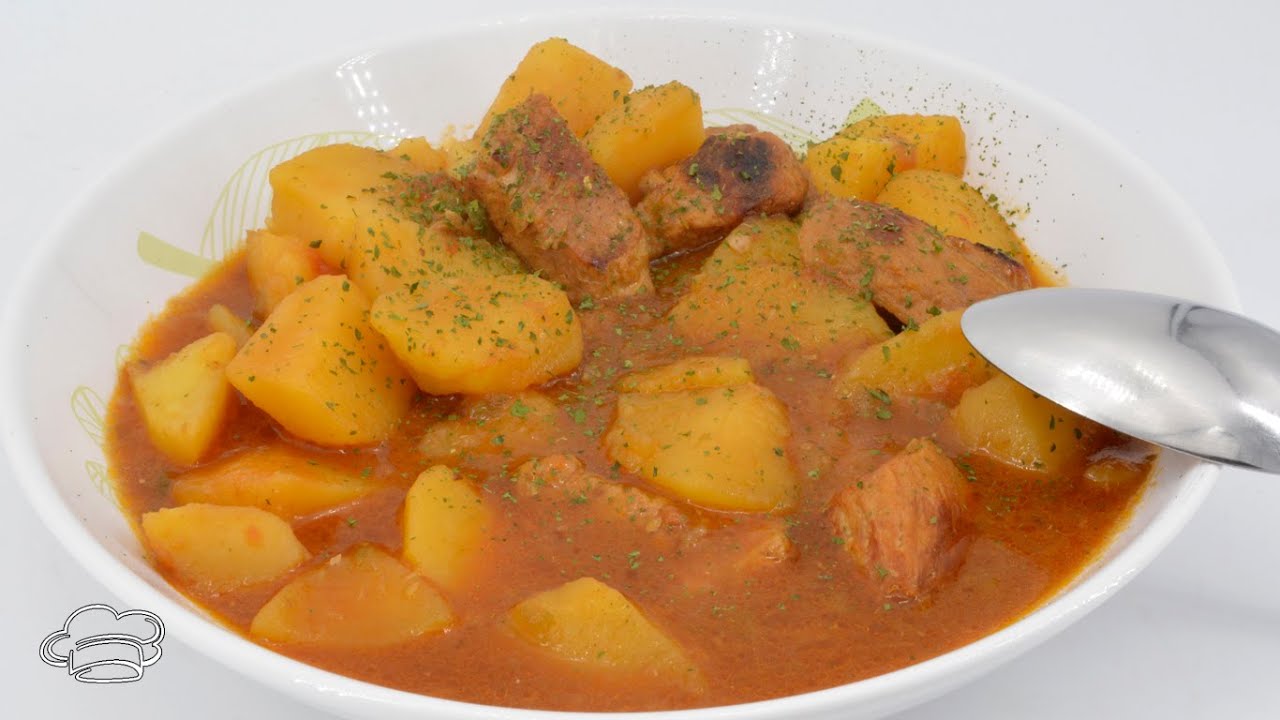 Estofado De Patatas Con Solomillo De Cerdo - Las MEJORES PATATAS GUISADAS