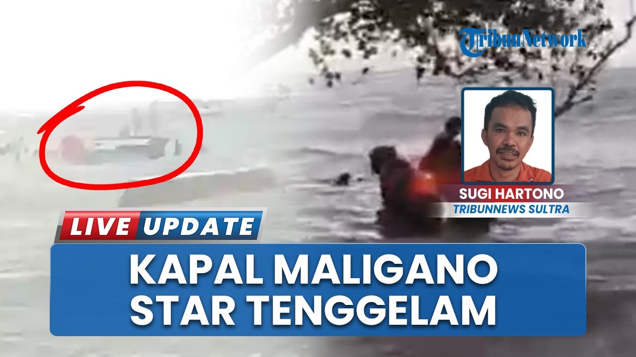 Kapal Maligano Star Tenggelam di Perairan Muna, 32 Penumpang Selamat, 8 Motor Ikut Karam