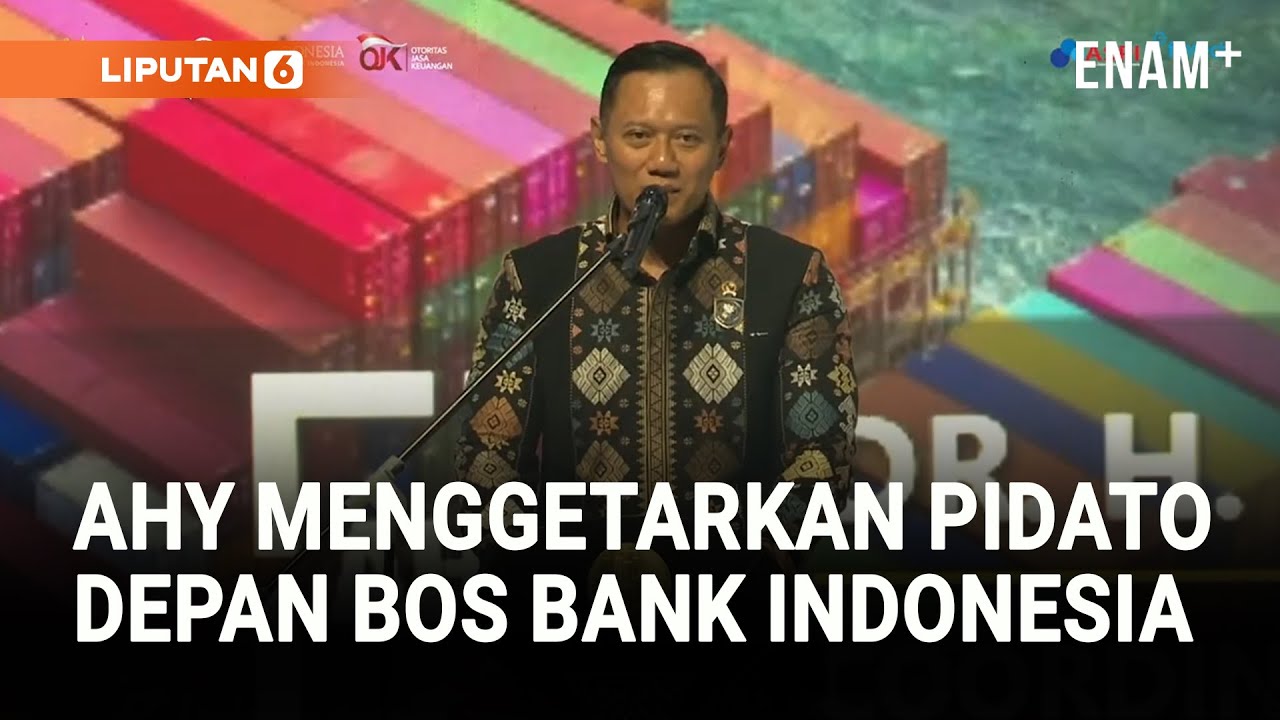 [FULL] Menko AHY Pidato Getarkan Pejabat Depan Bos BI, Soroti Masalah Digital | Liputan6